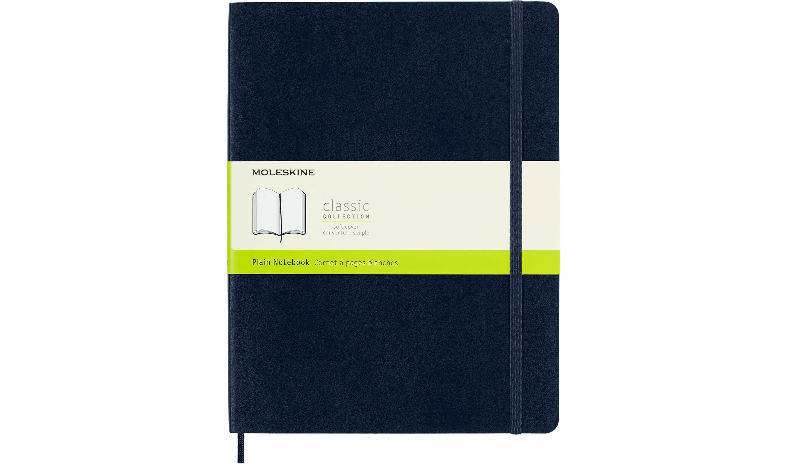 Moleskine Classic Collection Extra Large Soft Cover Notebook - Sapphire Blue