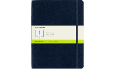 Moleskine Classic Collection Extra Large Soft Cover Notebook - Sapphire Blue