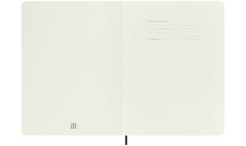 Moleskine Classic Collection Extra Large Soft Cover Notebook - Sapphire Blue