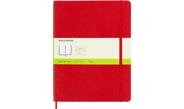 Moleskine Classic Collection Extra Large Soft Cover Notebook - Scarlet Red