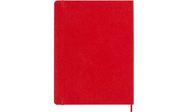 Moleskine Classic Collection Extra Large Soft Cover Notebook - Scarlet Red