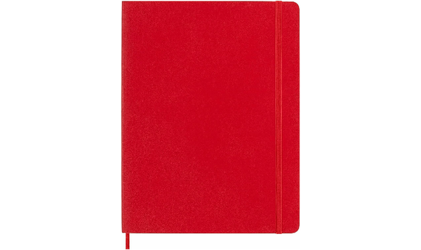 Moleskine Classic Collection Extra Large Soft Cover Notebook - Scarlet Red