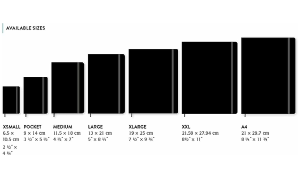 Moleskine Classic Collection Pocket Hard Cover Notebook - Black