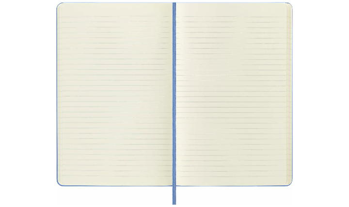Moleskine Classic Collection Large Hard Cover Notebook - Hydrangea Blue