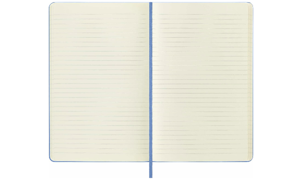 Moleskine Classic Collection Large Hard Cover Notebook - Hydrangea Blue