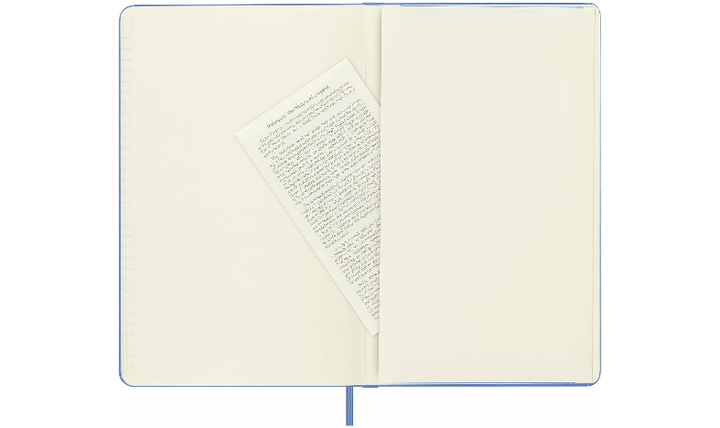 Moleskine Classic Collection Large Hard Cover Notebook - Hydrangea Blue