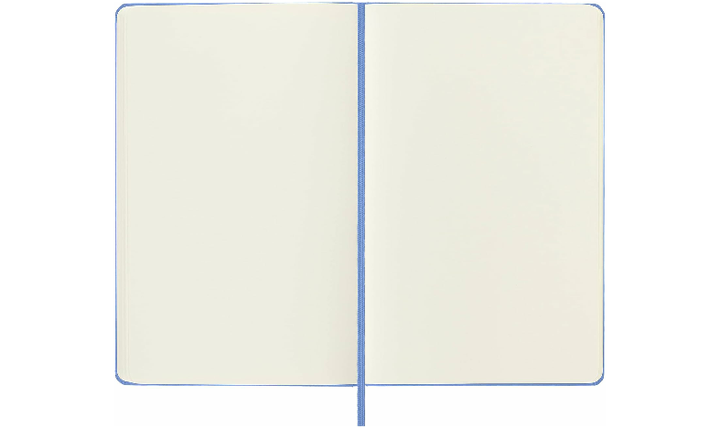 Moleskine Classic Collection Large Hard Cover Notebook - Hydrangea Blue