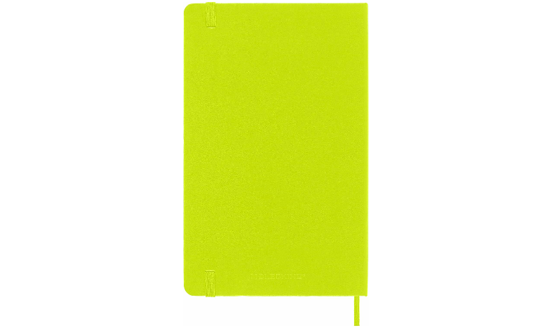Moleskine Classic Collection Large Hard Cover Notebook - Lemon Green