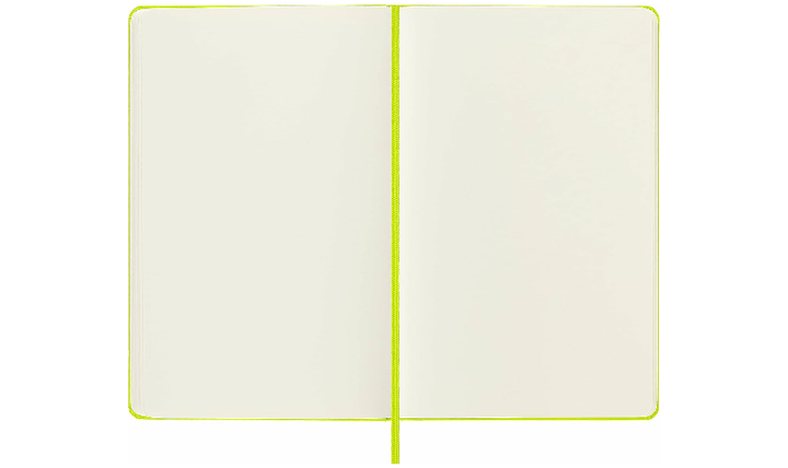 Moleskine Classic Collection Large Hard Cover Notebook - Lemon Green