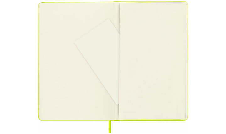 Moleskine Classic Collection Large Hard Cover Notebook - Lemon Green