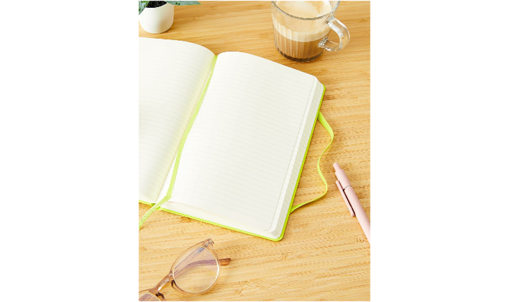 Moleskine Classic Collection Large Hard Cover Notebook - Lemon Green