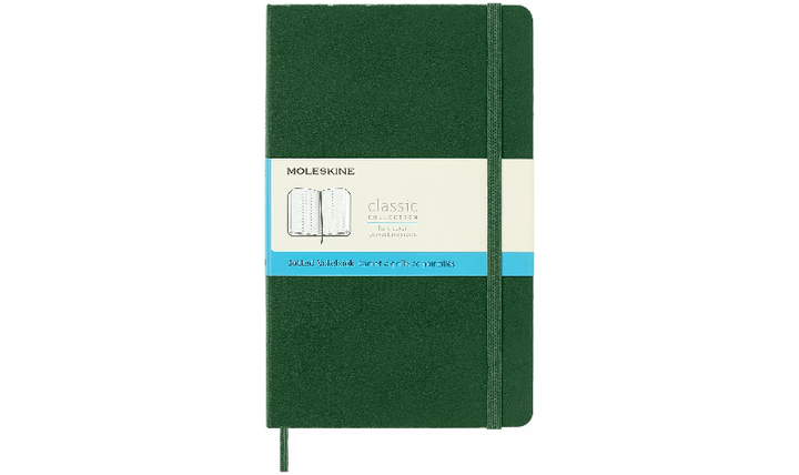 Moleskine Classic Collection Large Hard Cover Notebook - Myrtle Green