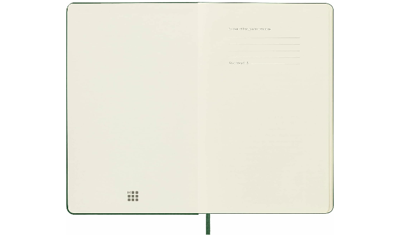 Moleskine Classic Collection Large Hard Cover Notebook - Myrtle Green