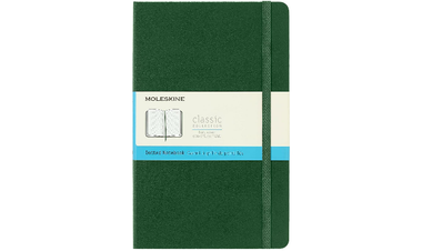 Moleskine Classic Collection Large Hard Cover Notebook - Myrtle Green