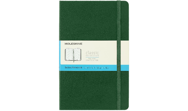 Moleskine Classic Collection Large Hard Cover Notebook - Myrtle Green