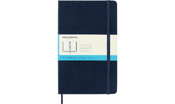Moleskine Classic Collection Large Hard Cover Notebook - Sapphire Blue