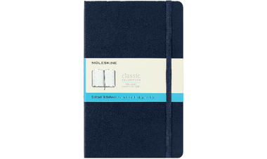 Moleskine Classic Collection Large Hard Cover Notebook - Sapphire Blue