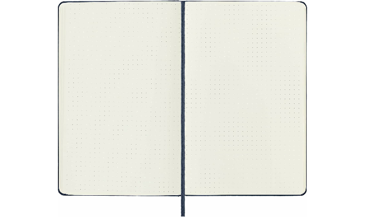 Moleskine Classic Collection Large Hard Cover Notebook - Sapphire Blue