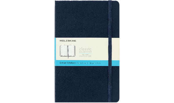 Moleskine Classic Collection Large Hard Cover Notebook - Sapphire Blue