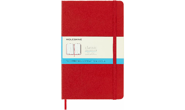 Moleskine Classic Collection Large Hard Cover Notebook - Scarlet Red