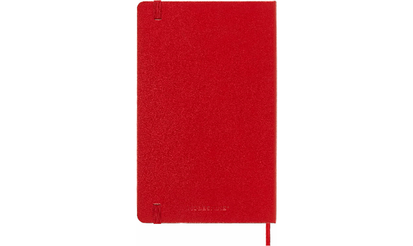 Moleskine Classic Collection Large Hard Cover Notebook - Scarlet Red
