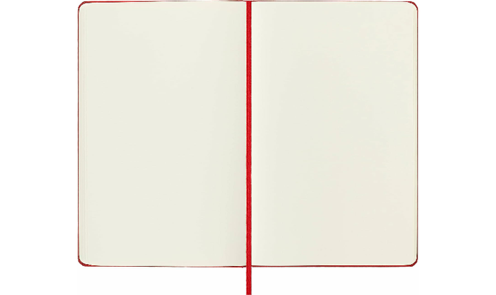 Moleskine Classic Collection Large Hard Cover Notebook - Scarlet Red