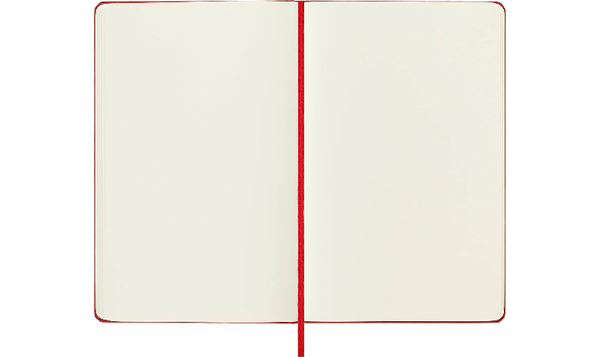 Moleskine Classic Collection Large Hard Cover Notebook - Scarlet Red