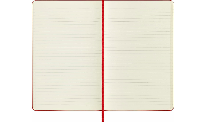 Moleskine Classic Collection Large Hard Cover Notebook - Scarlet Red