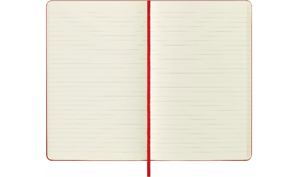Moleskine Classic Collection Large Hard Cover Notebook - Scarlet Red