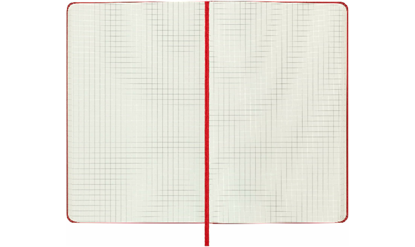 Moleskine Classic Collection Large Hard Cover Notebook - Scarlet Red