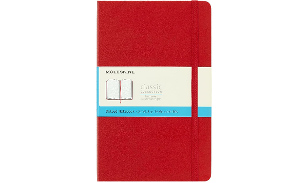Moleskine Classic Collection Large Hard Cover Notebook - Scarlet Red