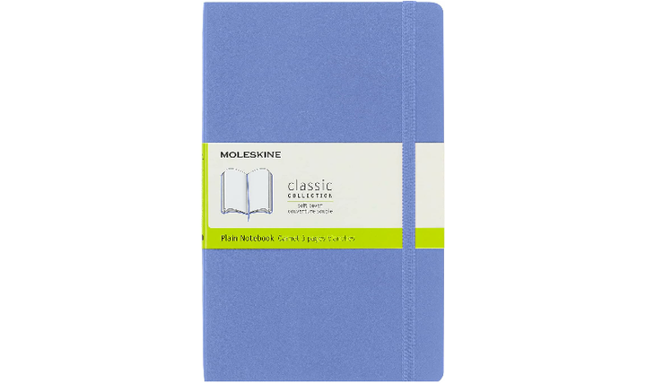 Moleskine Classic Collection Large Soft Cover Notebook - Hydrangea Blue