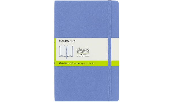 Moleskine Classic Collection Large Soft Cover Notebook - Hydrangea Blue