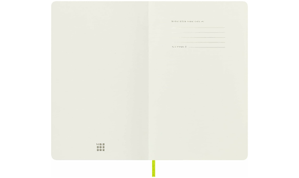 Moleskine Classic Collection Large Soft Cover Notebook - Lemon Green
