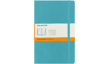 Moleskine Classic Collection Large Soft Cover Notebook - Reef Blue