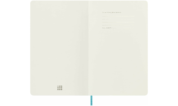 Moleskine Classic Collection Large Soft Cover Notebook - Reef Blue