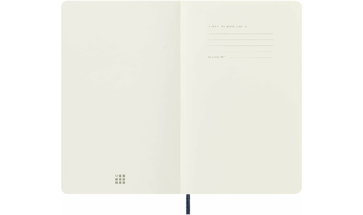 Moleskine Classic Collection Large Soft Cover Notebook - Sapphire Blue