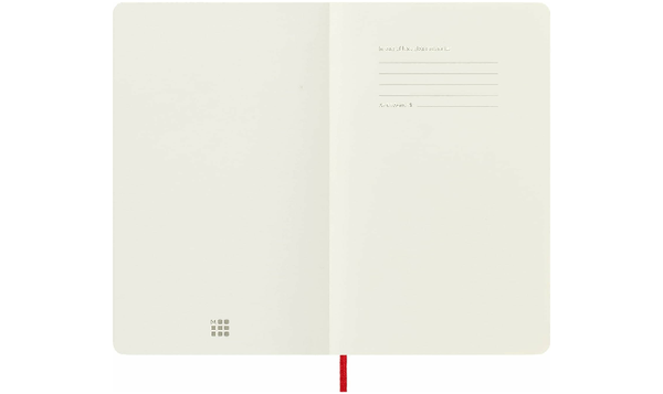 Moleskine Classic Collection Large Soft Cover Notebook - Scarlet Red