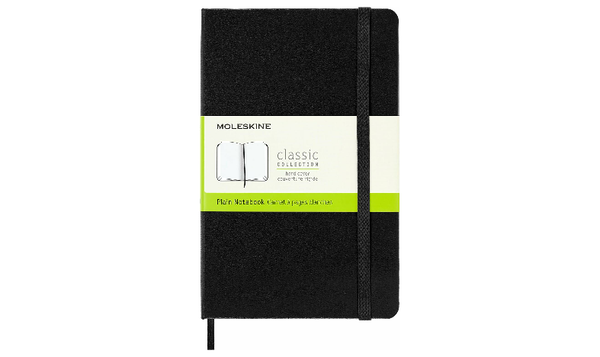 Moleskine Classic Collection Medium Hard Cover Notebook - Black