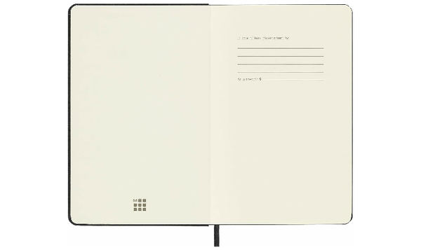 Moleskine Classic Collection Medium Hard Cover Notebook - Black
