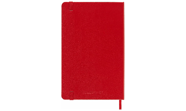 Moleskine Classic Collection Medium Hard Cover Notebook - Scarlet Red - Ruled