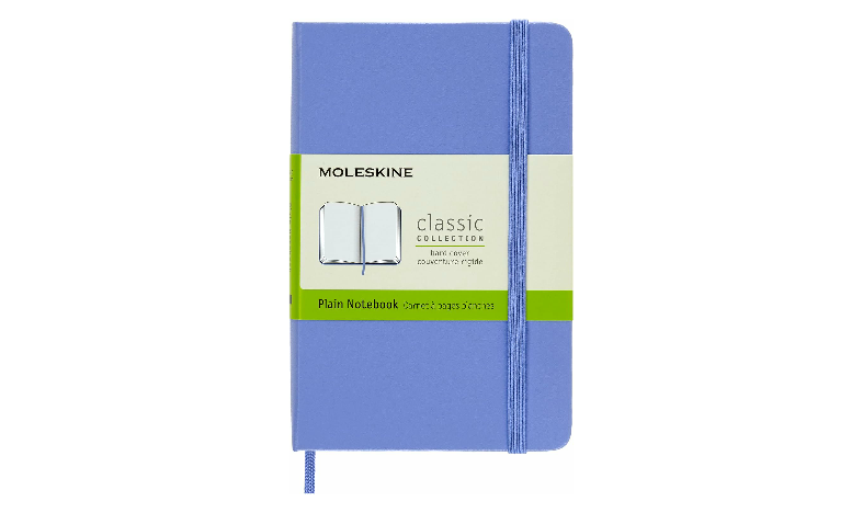 Moleskine Classic Collection Pocket Hard Cover Notebook - Hydrangea Blue
