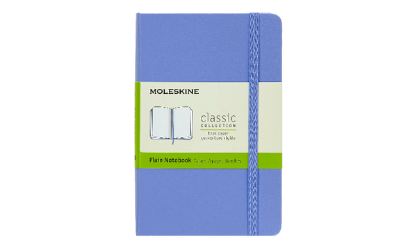 Moleskine Classic Collection Pocket Hard Cover Notebook - Hydrangea Blue