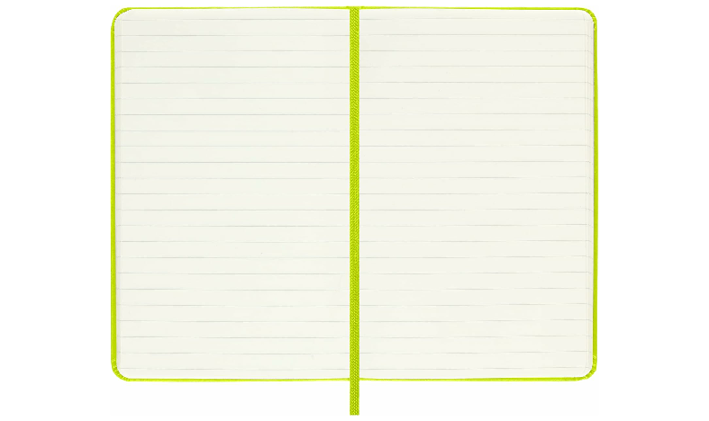 Moleskine Classic Collection Pocket Hard Cover Notebook - Lemon Green
