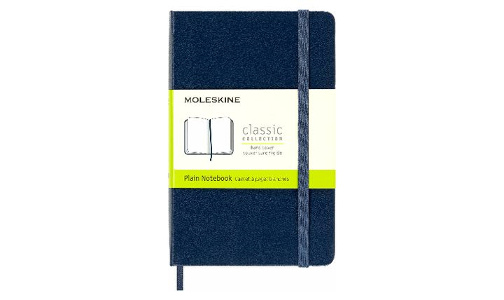 Moleskine Classic Collection Pocket Hard Cover Notebook - Sapphire Blue