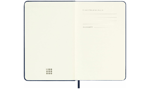 Moleskine Classic Collection Pocket Hard Cover Notebook - Sapphire Blue