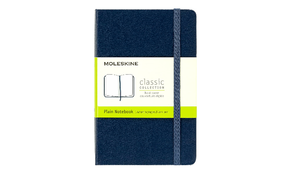 Moleskine Classic Collection Pocket Hard Cover Notebook - Sapphire Blue