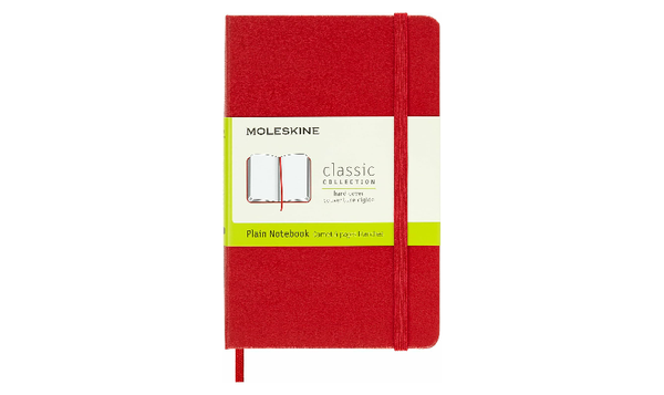 Moleskine Classic Collection Pocket Hard Cover Notebook - Scarlet Red