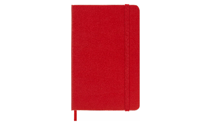 Moleskine Classic Collection Pocket Hard Cover Notebook - Scarlet Red
