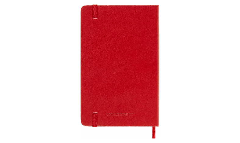 Moleskine Classic Collection Pocket Hard Cover Notebook - Scarlet Red